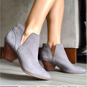 Frye Reina cutout booties Gray Women's Ankle Boots